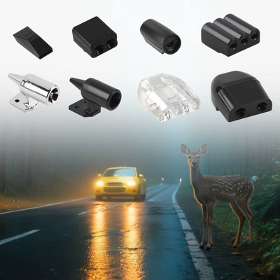 Car Animal Repeller Outdoor Security Alarm Wind Chime Deer Whistle Alarm Ultrasonic Deer Repeller