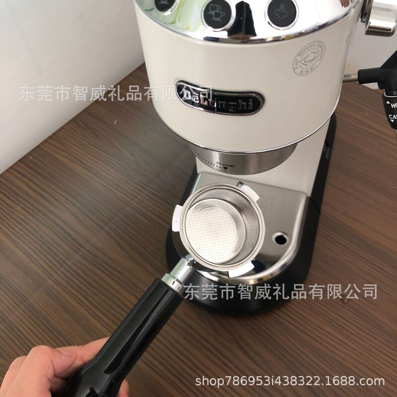 Factory Delonghi Ec685 Coffee Handle 51 Three-Ear Coffee Bottomless Handle Solid Wood Coffee Machine Handle 51mm