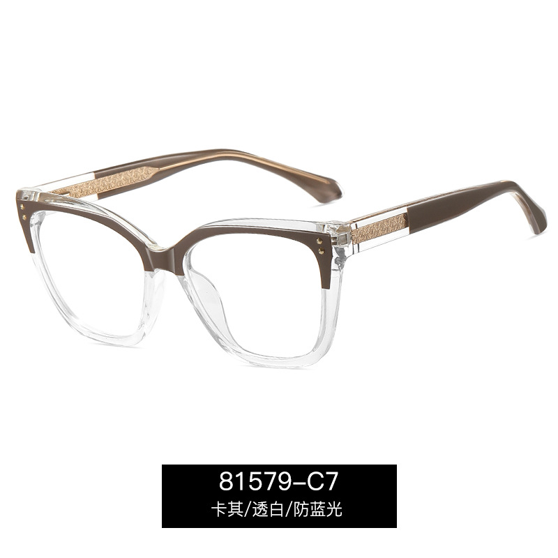 Montura de Gafas TR90 Anti Luz Azul para Mujer con Protección Contra Radiación