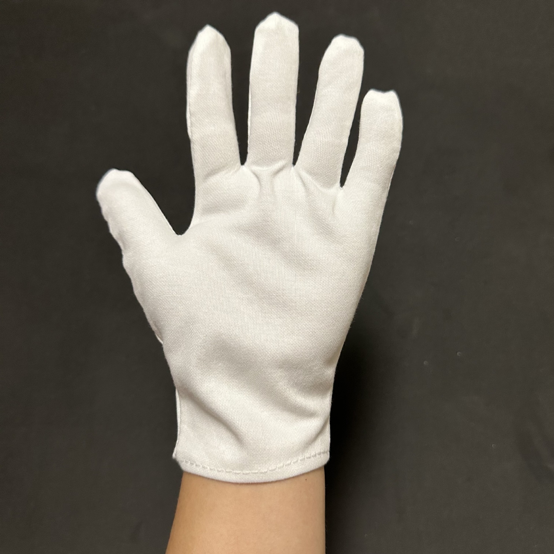 Guantes blancos de seguro laboral, inspección gruesa, juego literario, etiqueta, trabajo, cuentas, jersey de algodón puro, guantes de algodón de jardinería de calidad