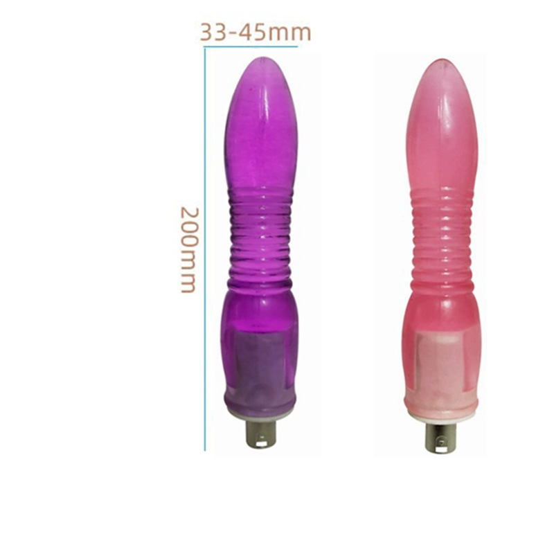 Accesorios de cañón telescópico femenino cristal transparente tras patio suave conector de cañón de tres agujeros analógico artículos para adultos