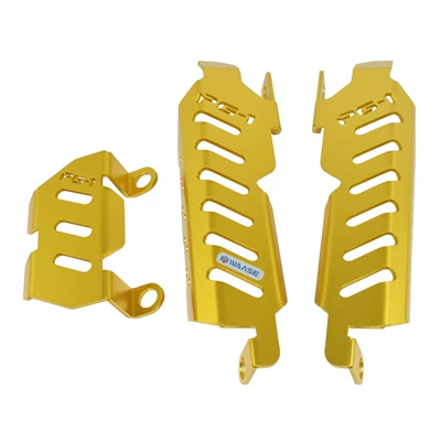 bumper chassis plate — Motorcycle frame - caliper-guard-gold
