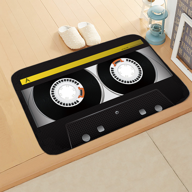 Music Tape Flannel Washable Bathroom Floor Mat Kitchen Floor Mat Wear-Resistant Easy Care Non-Slip Mat Dropshipping Music Tape Flannel Washable Bathroom Floor Mat Kitchen Floor Mat Wear-Resistant Easy Care Non-Slip Mat Dropshipping