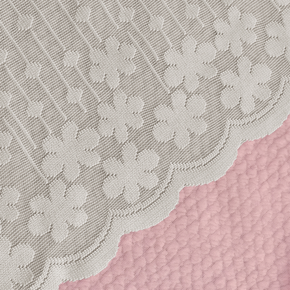 Nuevo meteoro transfronterizo encaje trilon media pantalla de ventana barra de presión de línea para enviar encaje blanco bola correa