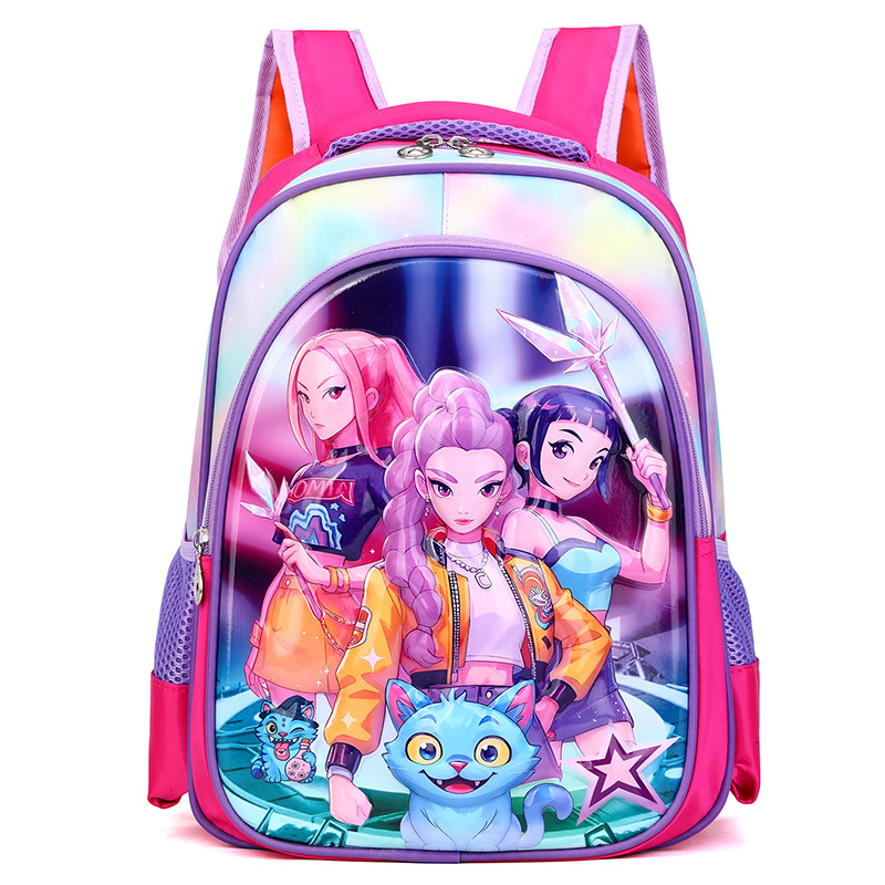 Nueva mochila infantil de dibujos animados jardín de infantes mochila de cáscara dura 3D animación estereoscópica mochila transpirable para niños y niñas estudiantes de primaria