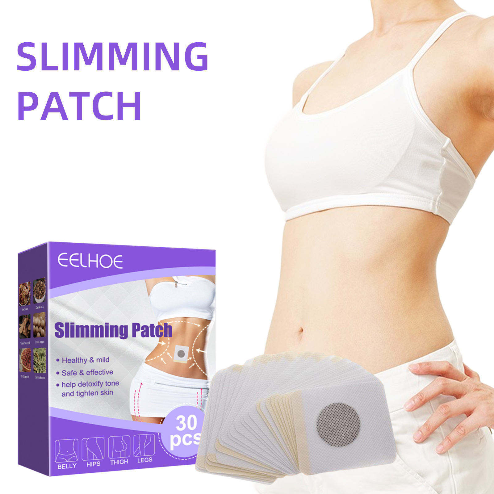 Eelhoe Body Care Patches Are Moisturizing, Comfortable, and Suitable for the Skin of the Body, Lightweight and Refreshing, and Are Convenient for Daily Use