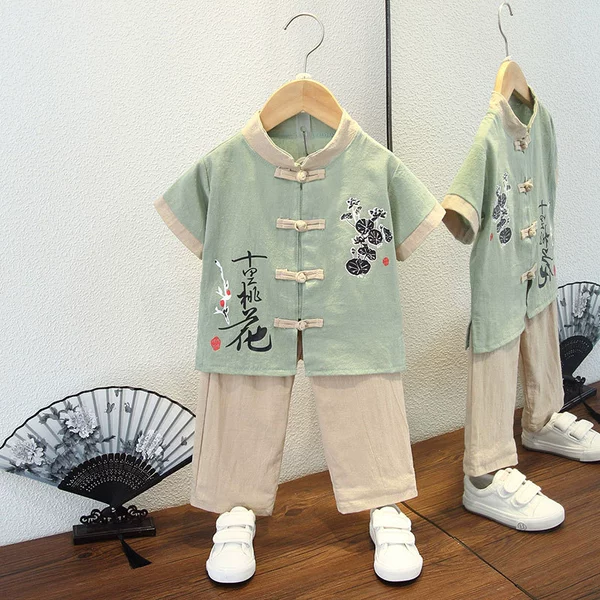 Peach Blossom Set Bean Green