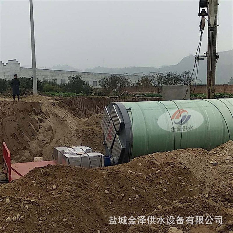 玻璃钢预制泵站运行数据实时显示