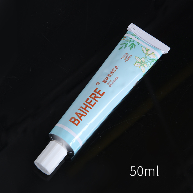 Cinta estrecha 1cm de ancho pegamento de sellado para estudiantes ramo de flores material de embalaje material de bricolaje hecho a mano cinta transparente