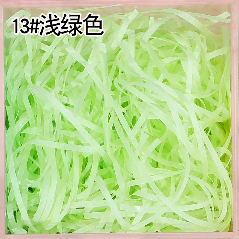 Плотный обложной карт зубчик raffia порванная бумага шелк 50g 30g бумага шелк упаковочная подарочная коробка декор заполнение цветной стружкой бумажные полоски