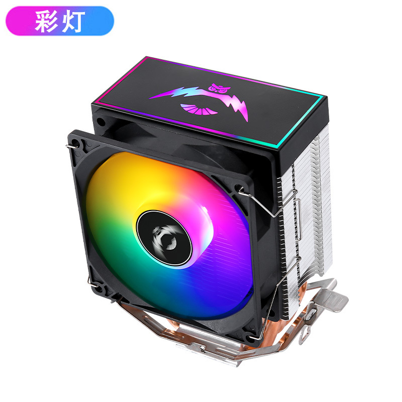 Torre 4 tubo de cobre x79cpu ventilador de refrigeración 4 hilos con tapa 9cm computadora e5 emisor de luz x99 ultra silencioso lga2011