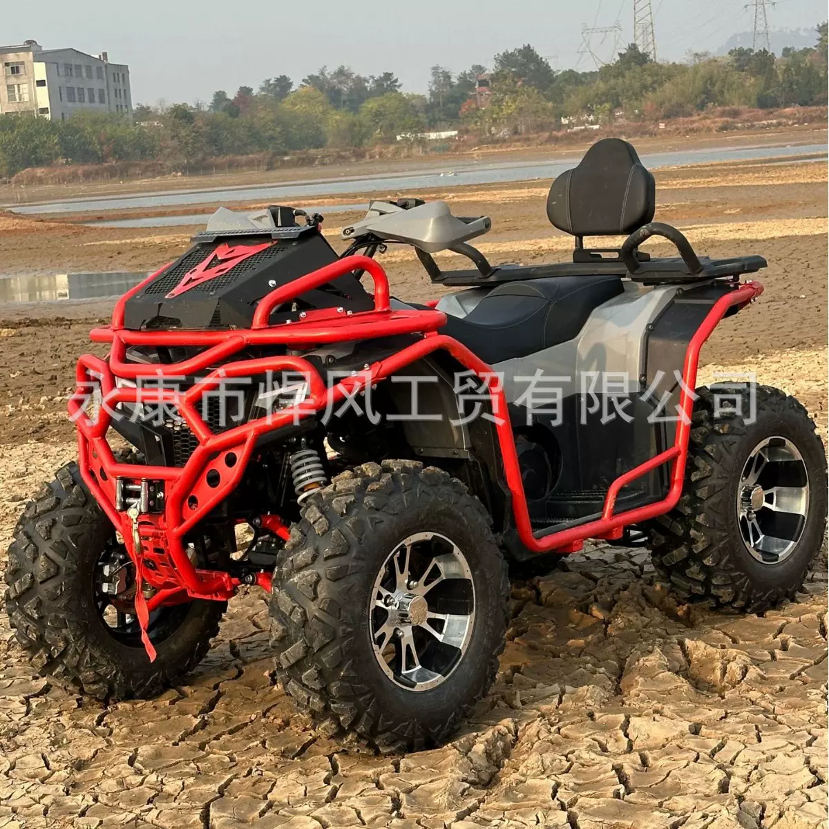新款虎狼300CC泥浆版沙滩车四轮越野摩托车自动挡双人ATV全地形车
