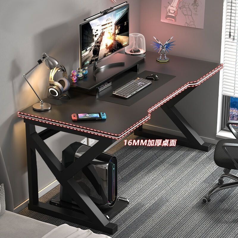Computer desk, desktop home-use gaming table and chair, simple bedroom table, workbench, desk, student study table, office desk Computer desk, desktop home-use gaming table and chair, simple bedroom table, workbench, desk, student study table, office desk