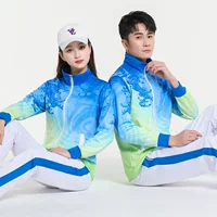 Новая спортивная прогулка весной и осенью спортивный костюм мужской Jiamus Plaza танцор аэробика бег повседневная одежда групповая покупка