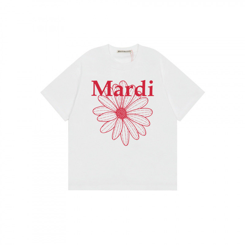 【カウンター品質】韓国マルディトレンドブランド半袖Tシャツリトルデイジードーマンプリントラウンドネックピュアコットンクロスボーダー|undefined