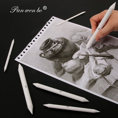 廠家紙擦筆6支裝組美術高光素描速寫繪畫塗抹筆紙筆白色用品批發