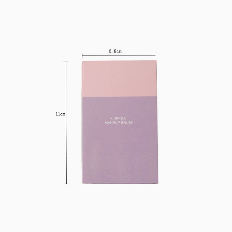 Nuevo pincel para rubor, pincel de maquillaje plano y pequeño, pincel de maquillaje multifuncional, cerdas súper suaves, lindo pincel de maquillaje rosa.