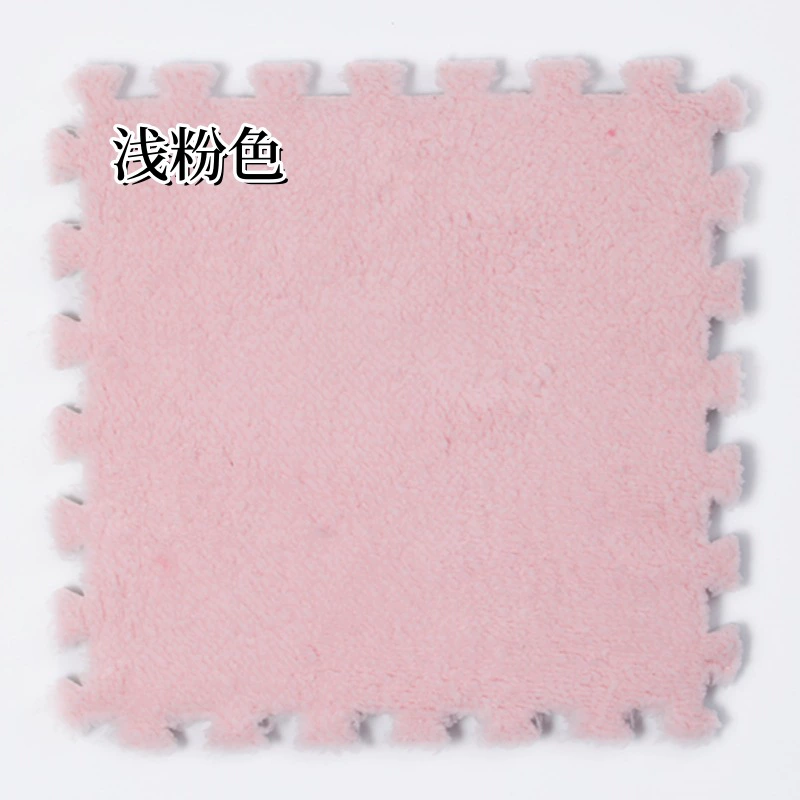 Ковровая плитка напольная, 30×30 см (толстая), гостиная и спальная комната, однотонные варианты цвета