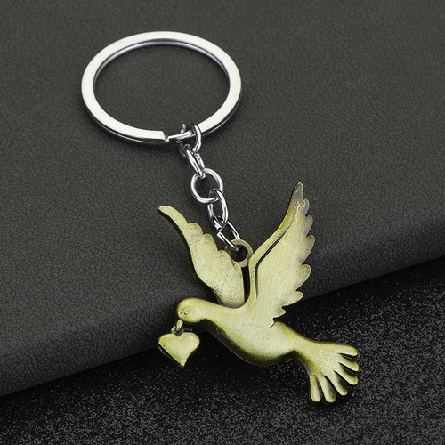 Factory direct sales, cross-border supply, peace dove jewelry accessories, necklace pendants, car charms, key chain pendants