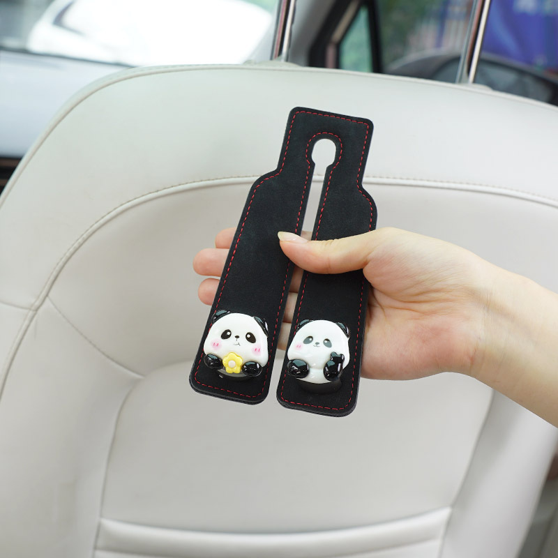 꽃곰 + 비예곰 [블랙] 스웨이드 더블후크