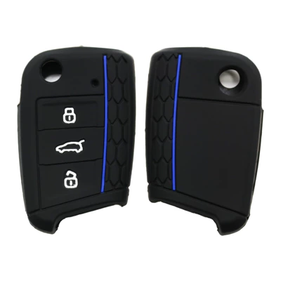 Static Rod/Key Bag 7 New Tiguan Lingdu - black-blue-lines