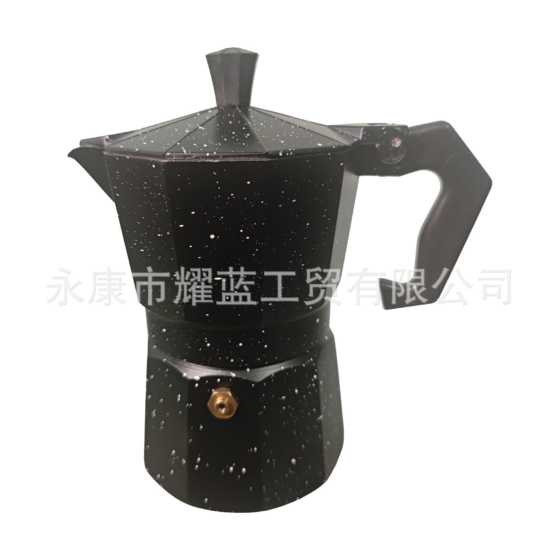 Cafetera Moka de Aluminio con Válvula Única para Hogar y Exteriores