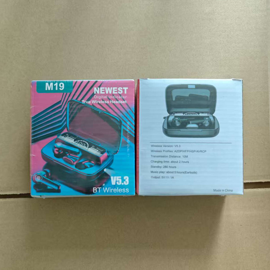 M20 F9 m25 m10 auriculares Bluetooth inalámbricos de reducción de ruido modelo privado de larga duración de los deportes electrónicos en los oídos