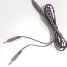 3.5安规直头对2个2.0插针电极导线   适用于卓辰机器