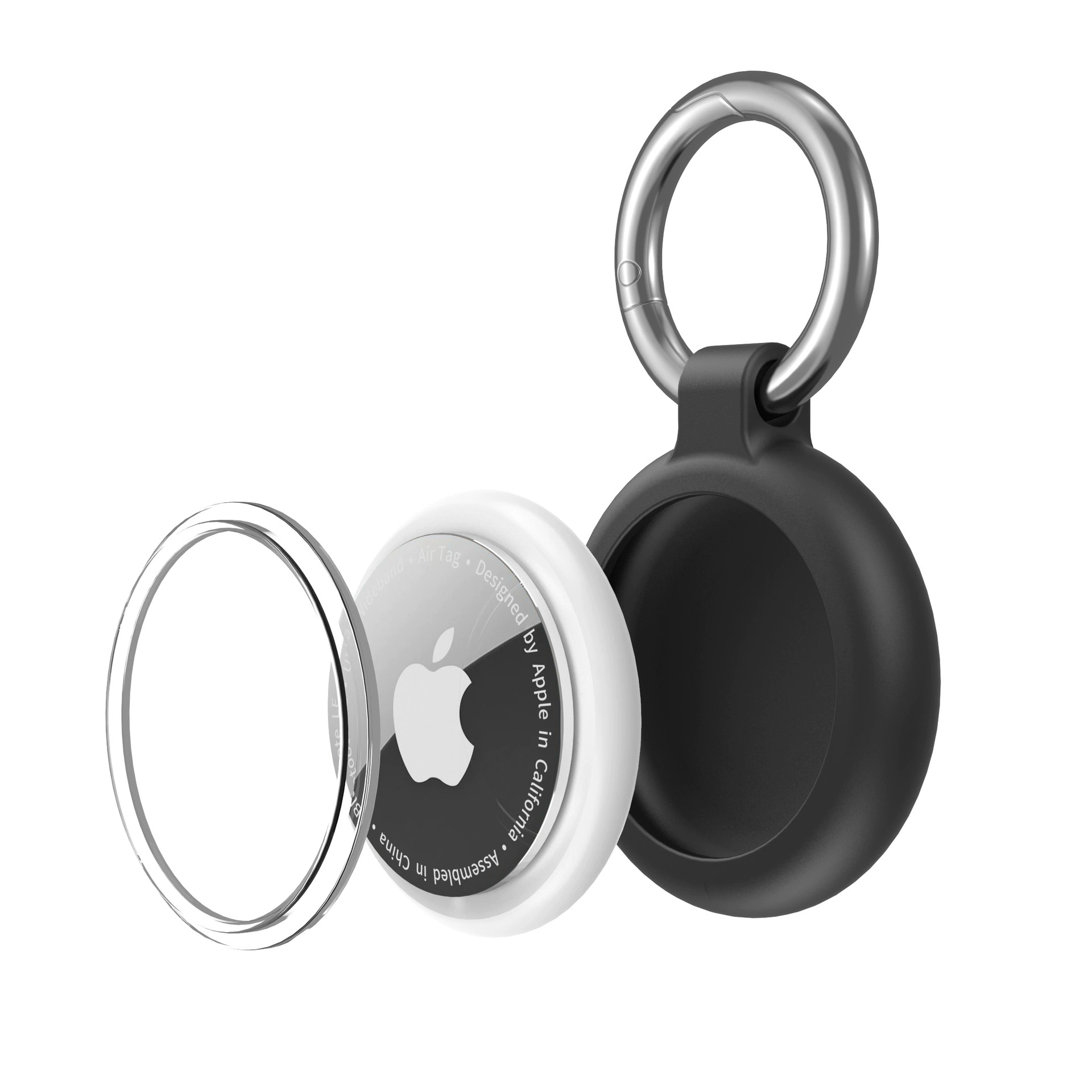 Подходит для Apple's AIRTAG защитный чехол защитное покрытие из TPU двух в одном углеродное волокно