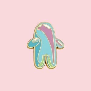 Anime Spongebob Squarepants Merchandise Enamel Badge Cute Cartoon Gradient Color Pin Accessory