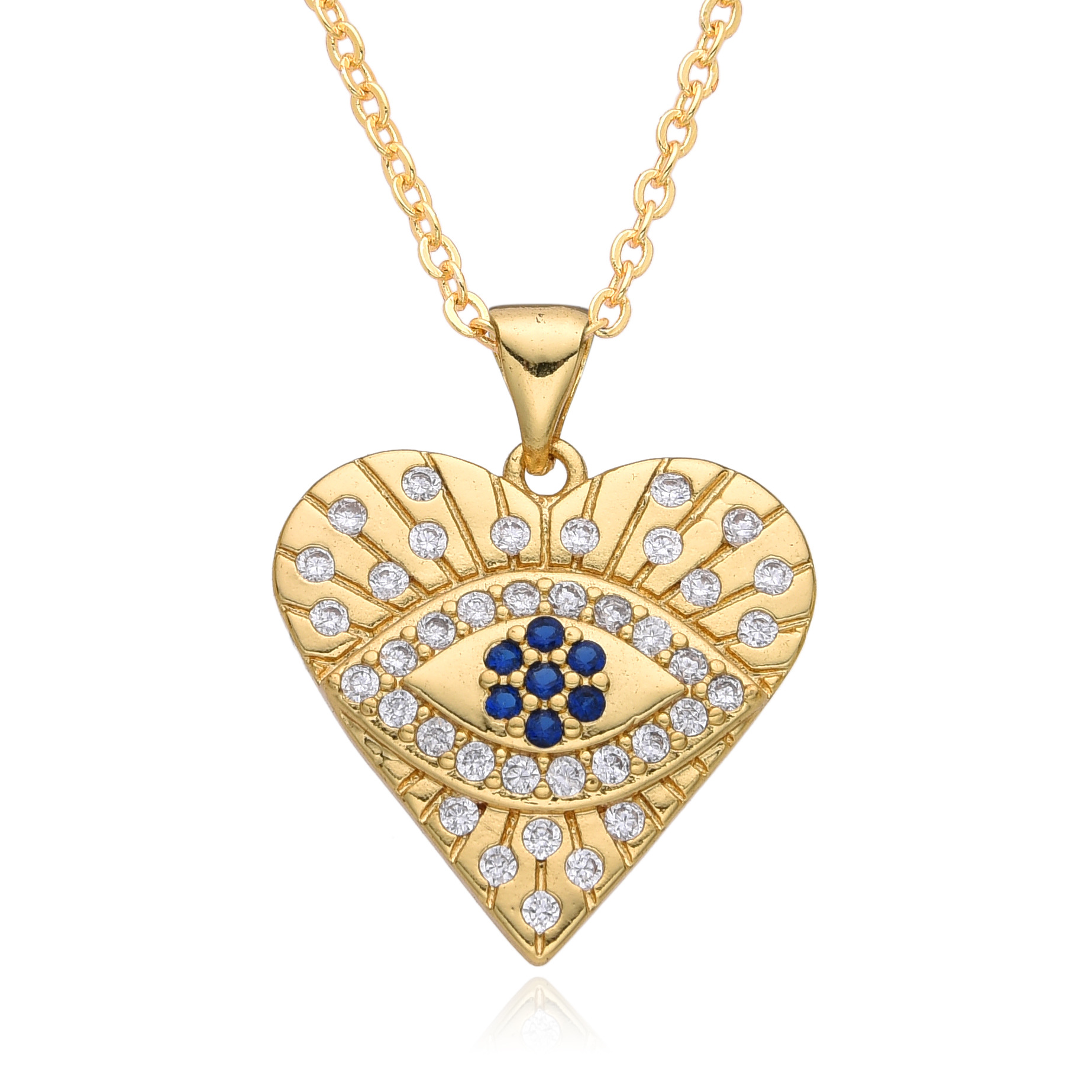 12g Weight Copper Pendant Material Zircon Inlay Material Pendant Necklace Classification Copper Chain Material 1 Piece Quantity Holiday, Daily Occasion Copper Material Heart Shape Pattern Women's Gender Inlay Design Casual, Simple Style Style Copper Inlay Heart Shape Zircon Pendant Necklace 5