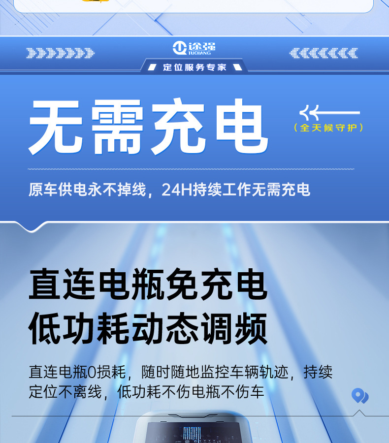 Tuqiang Gps Beidou Dual-Frequency Inertial Navigation Rtk Tunnel Underground Garage High-Precision Car Locator Gps Tracker