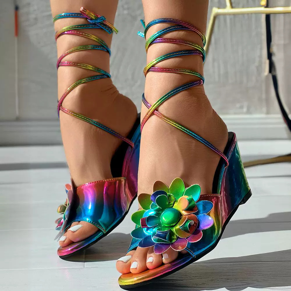 Women's Shoes for spring and summer new high top denim shoes, skull lace up women's shoes, canvas shoes for women Korean version_voghion.com