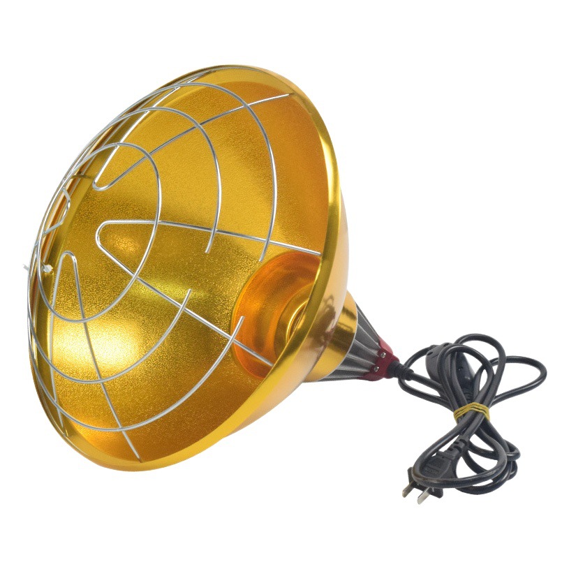 Pantalla de lámpara de calefacción de cultura dedicada a la lámpara de cría para cerdos con lámpara de calefacción ampolla bombilla de luz cálida