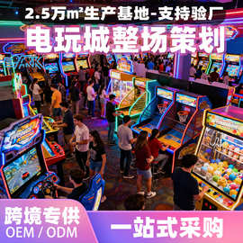 动漫城电玩街机游戏机电压110-220V多语言界面娱乐设备
