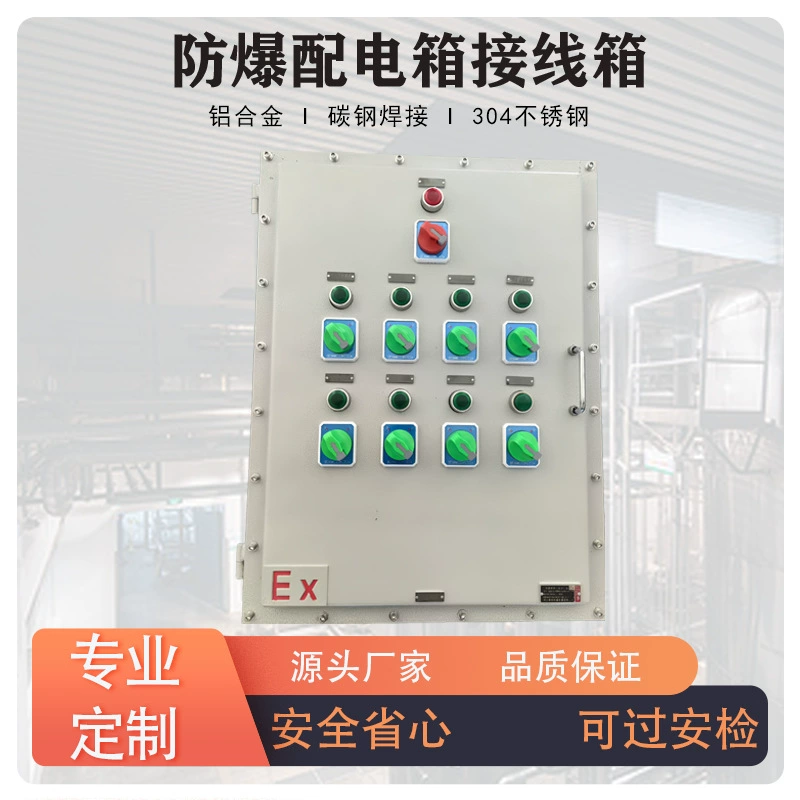 Взрывобезопасный распределительный ящик из нержавеющей стали Взрывобезопасный контрольный ящик Взрывобезопасный контрольный ящик Взрывобезопасный приборный блок силовой осветительный распределительный шкаф