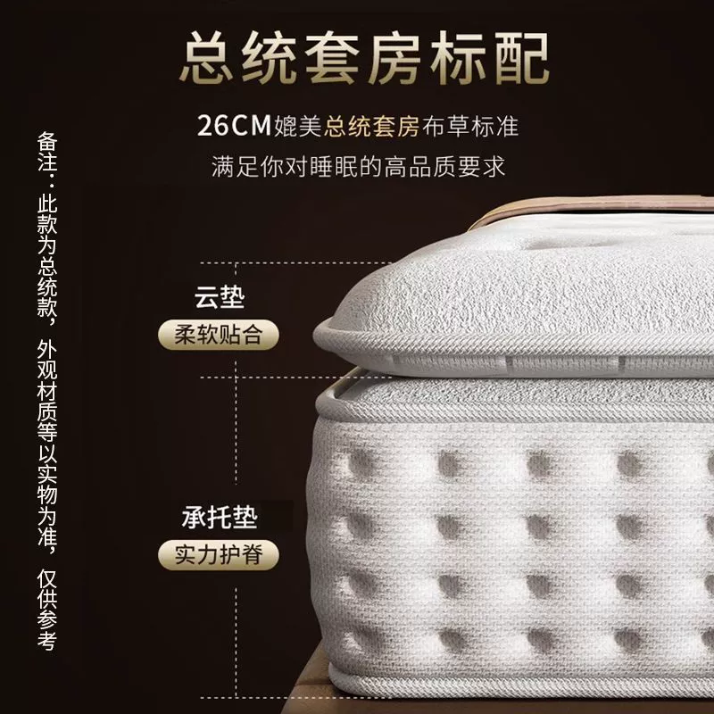 Матрас Hilton, пятизвездочный, Simmons, 30 см, ультрамягкий, из пены с эффектом памяти, пружинный, в рулоне, сжатый