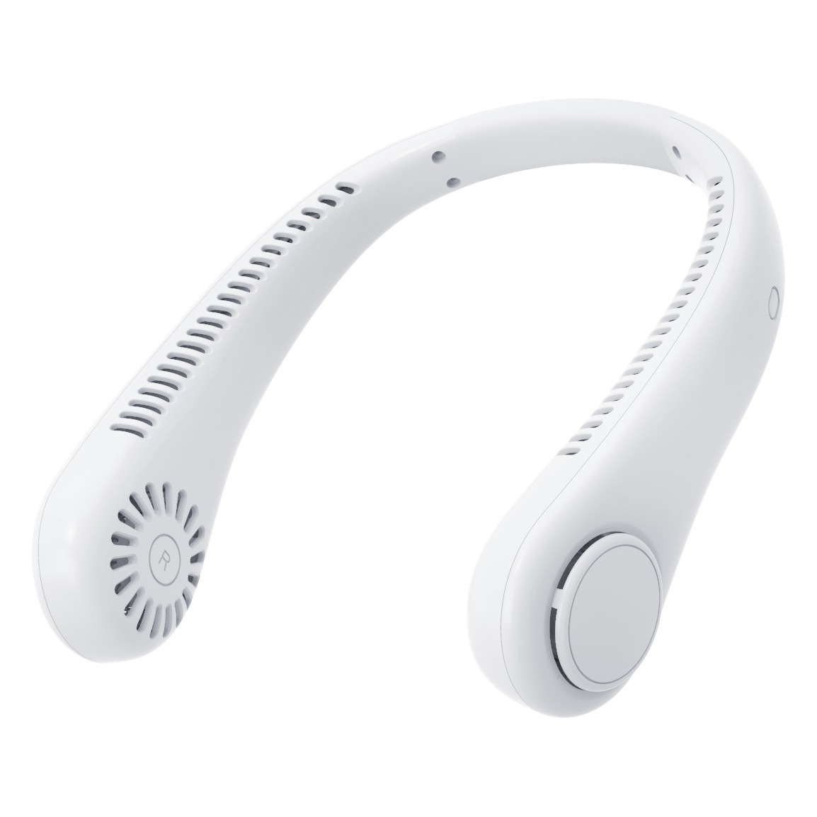 2500MAL batería Halter de silicona ventilador perezoso portátil mini portátil sin cuchilla mudo ventilador al por mayor