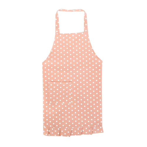 Dot Apron Cute Japanese Style Home Use Neck Hanging Breathable Fanny Pack Kitchen Waterproof Oil Proof Workwear for Women Fashion Apron