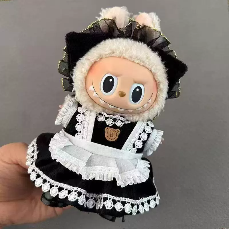 Одежда, подходящая только для вечеринки Labubu, комплектация одежды для одного, двух и трёх поколений Rabubu, набор аксессуаров, декоративные элементы