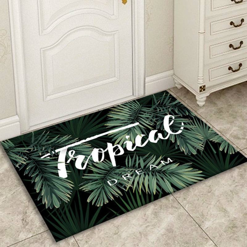 Door Mat Carpet Bedroom Door Kitchen Bathroom Absorbent Bathroom Foot Mat Home Floor Mat