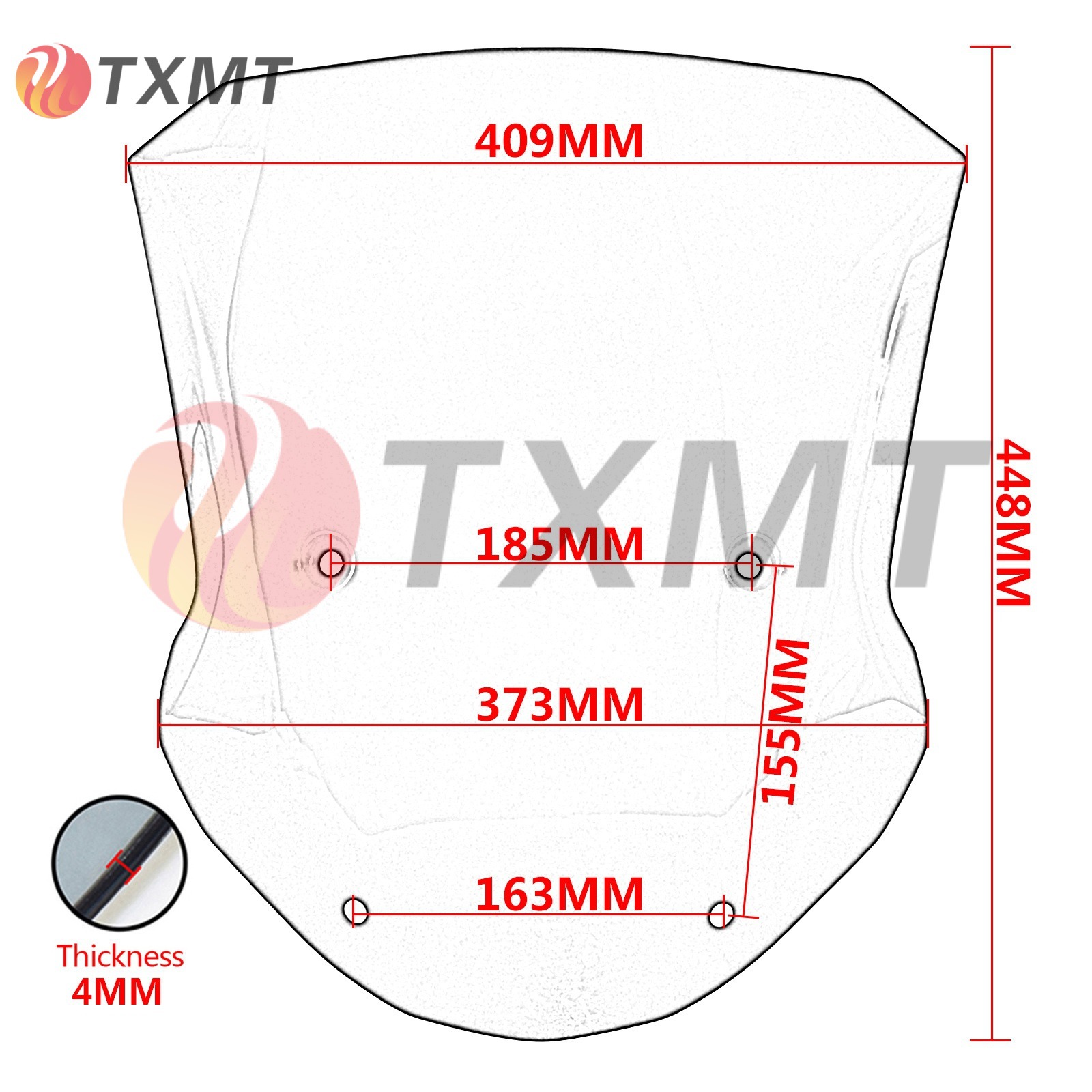 Suitable for Bmw S1000Xr 20-24 Years Modified Motorcycle Front Windshield Windshield Windshield Guide