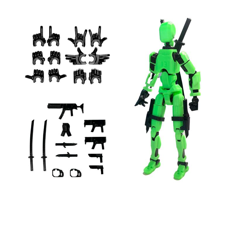 クロスボーダー人形13関節可動3Dプリント第3世代ダミー人形DIY全身解凍神器置物フィギュア|undefined