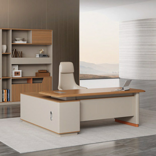 Boss Desk Office Desk and Chair Combination Simple Modern Supervisor Executive Desk Single Desk Manager Desk Office Furniture