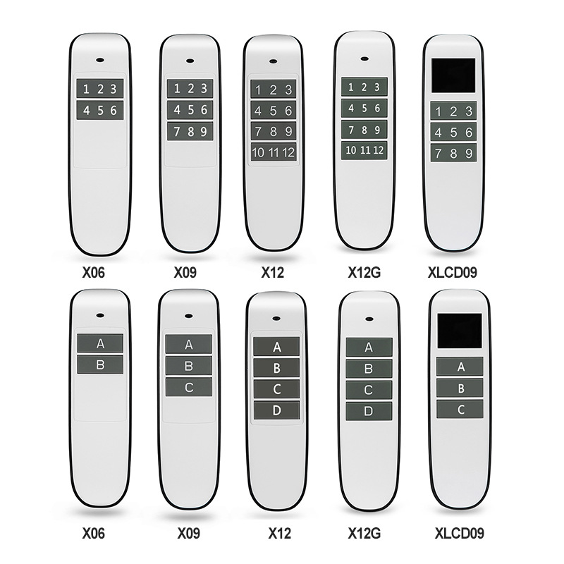 磁吸托架按键改丝印LED无线遥控器外壳 无线LCD智能家居外壳料