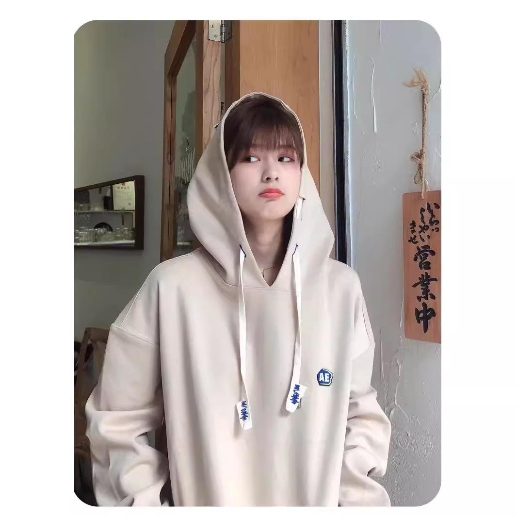 Autumn/Winter New Arrival Trendy Hoodie, Jackson Yee's Style, Casual Loose Hooded Pullover Sweatshirt, Unisex Couple Top