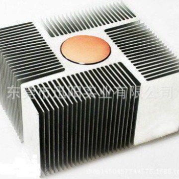 CPU散热器塞铜散热片太阳花散热片主板