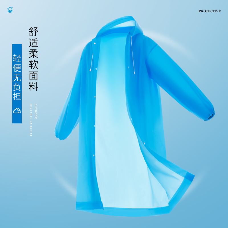 일회용 비옷 전신 안티-폭풍우 성인 두꺼운 외부 착용 등산 여행 단일 판초 야외 휴대용