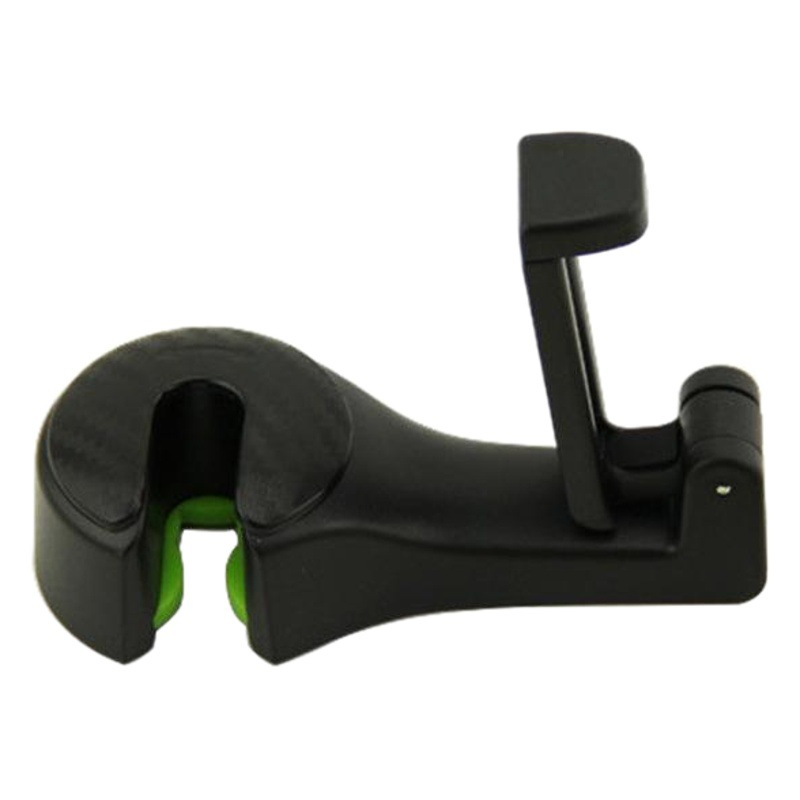 Soporte para teléfono con gancho para el respaldo del asiento del coche, pequeño accesorio creativo multifuncional, para uso oculto en el coche.