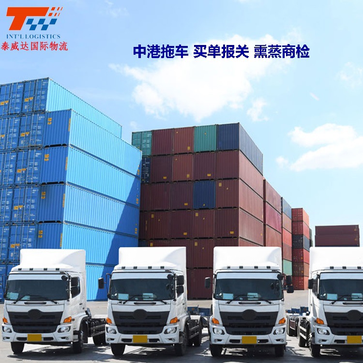 大陆到香港拖车运输香港机场码头交仓散货拼箱到香港中港专车柜车